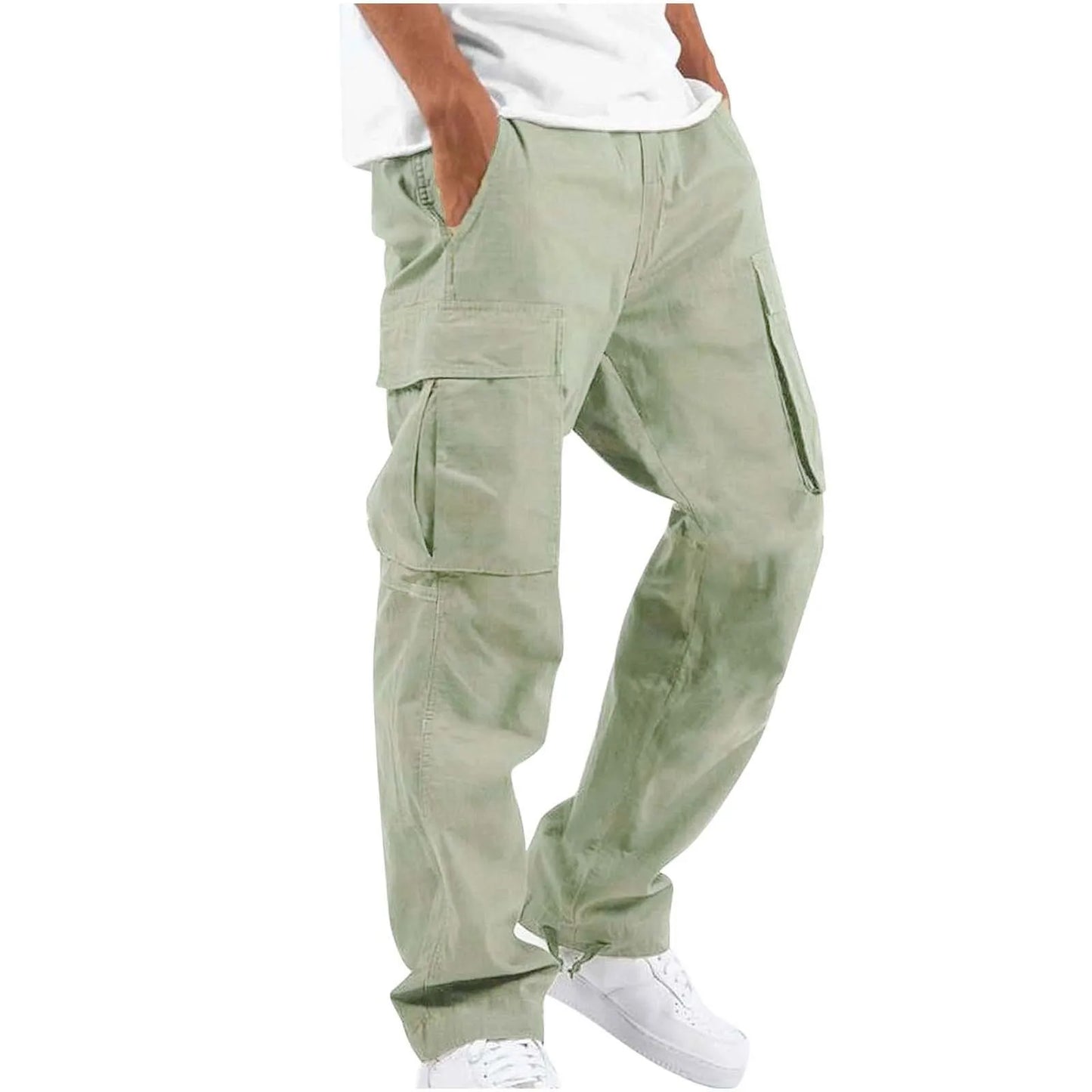 Men's Casual Straight-Fit Jogger Pants