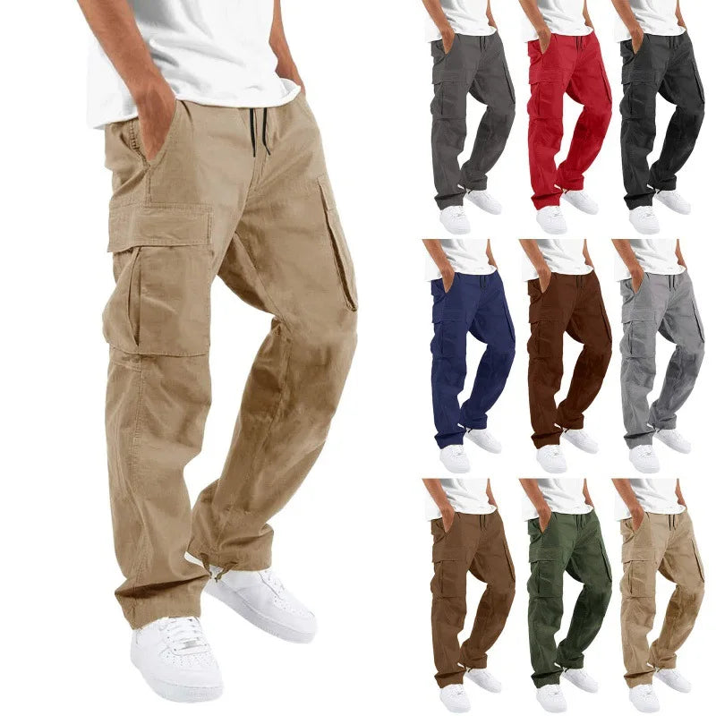 Men's Casual Straight-Fit Jogger Pants