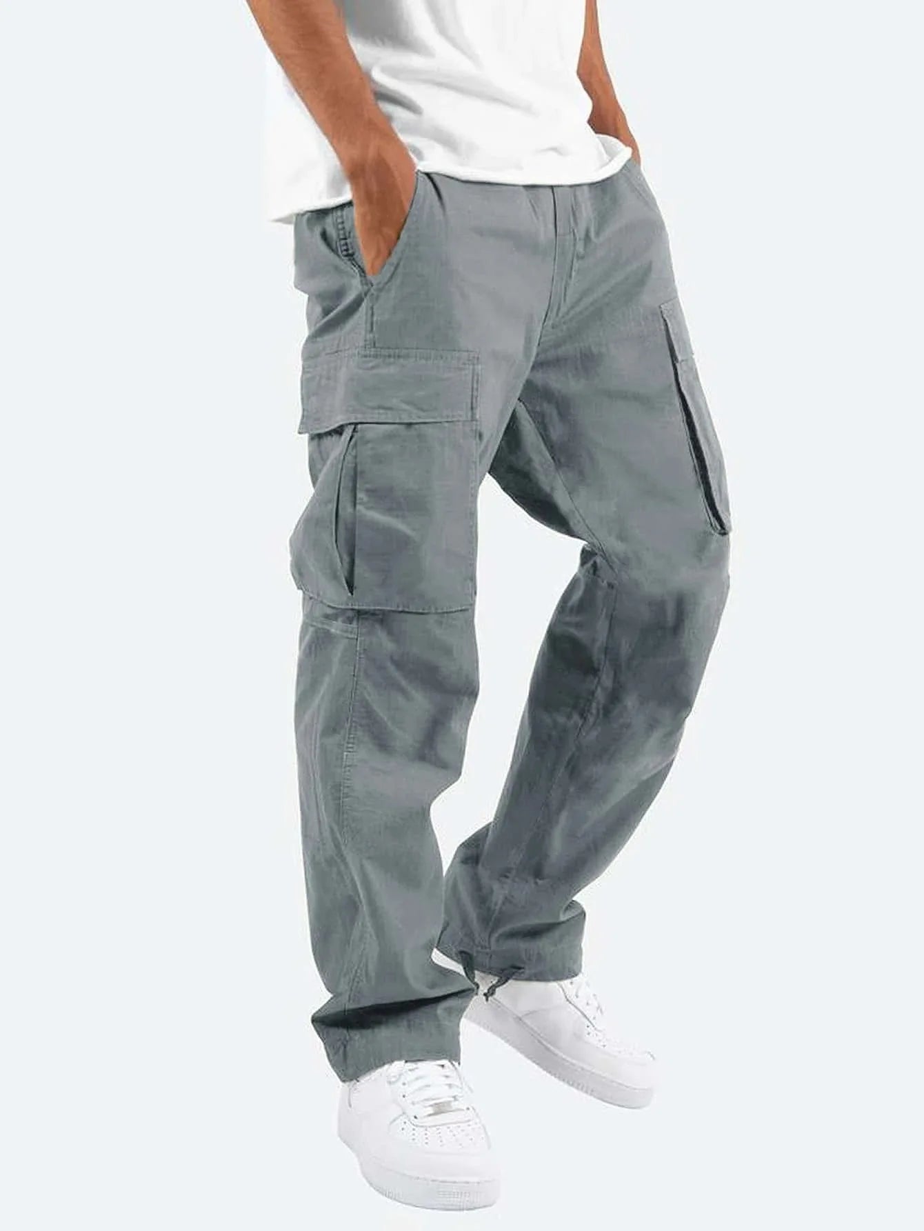 Men's Casual Straight-Fit Jogger Pants